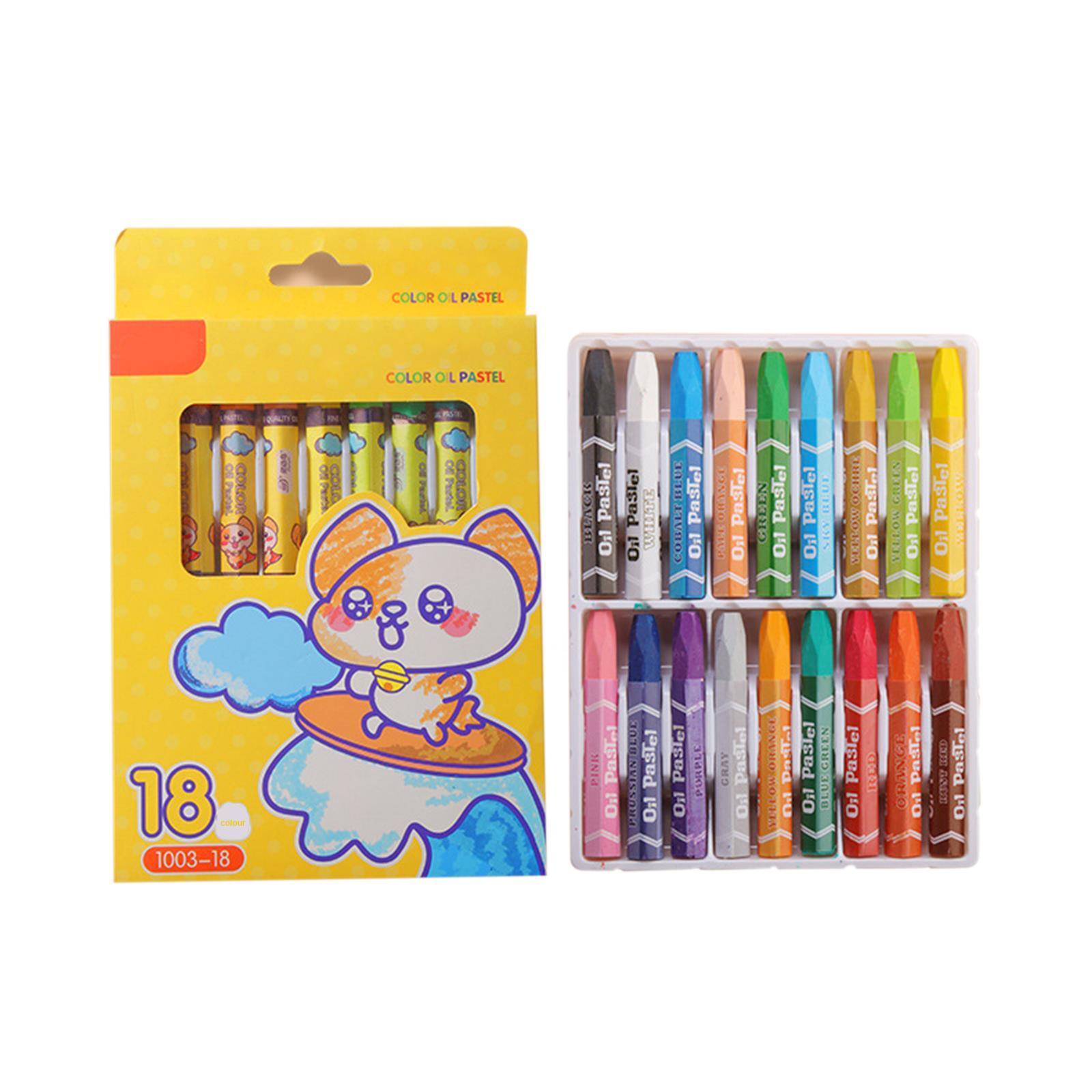 Crayons Non-Toxic Home Crayons Baby Smooth Washable Crayons For Painting  Tools -- 18 Colors 24 Colors 36 Colors 18PCS Multi-color